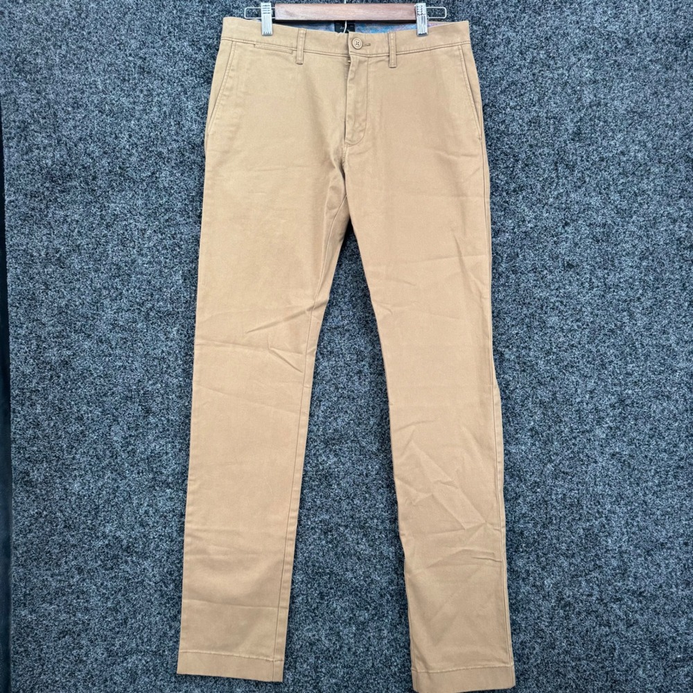 J.Crew 484 Slim Fit Chino Pants Mens 30x34 British Khaki Brown AR885